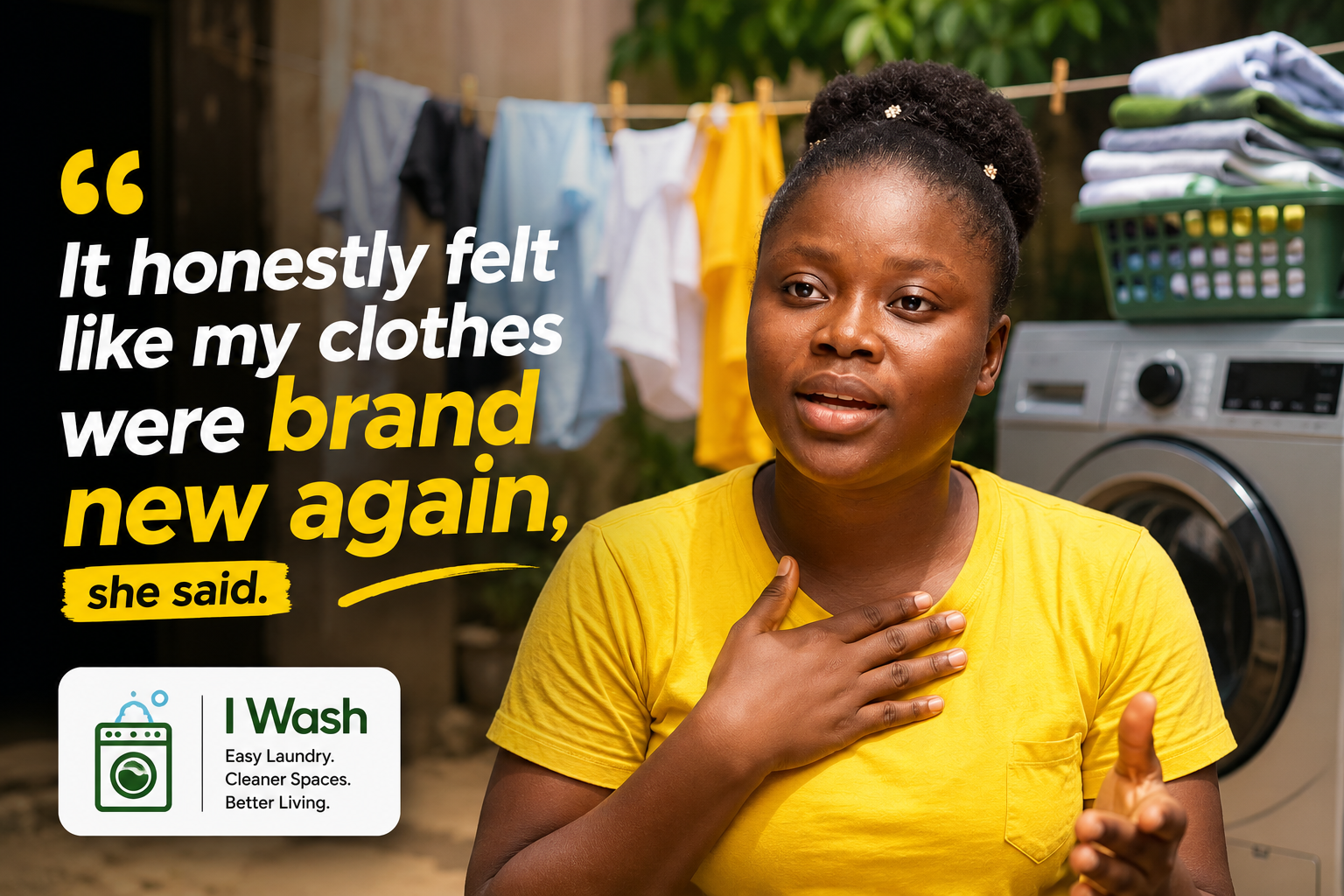 She Almost Gave Up on Laundry Services.